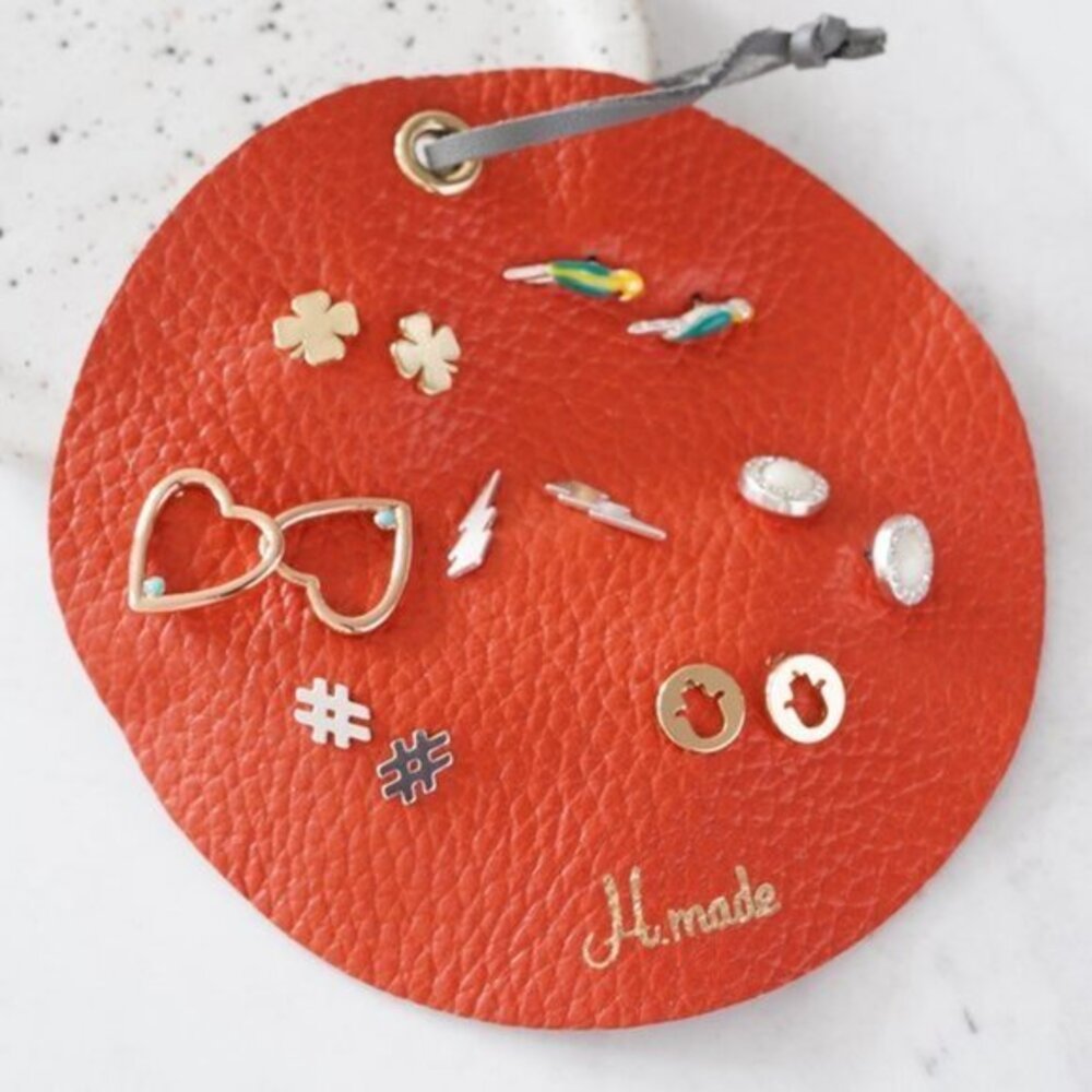 Leather Earring Set of 7